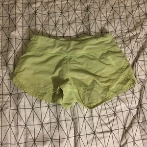 Yellow Ivivva Running Shorts Size: 10 in Girls